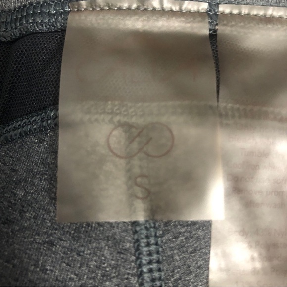 Calia by Carrie Underwood Essential Crossover Heather Gray Capri Small - Picture 4 of 5